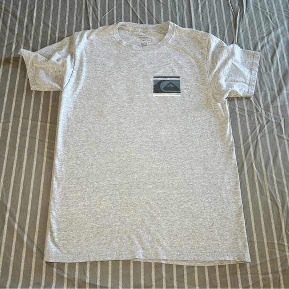 Quiksilver Slang Gang Short Sleeve Gray T-Shirt Men's M - Picture 1 of 3